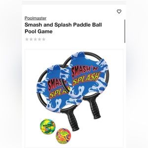 Smash N Splash Ball Game